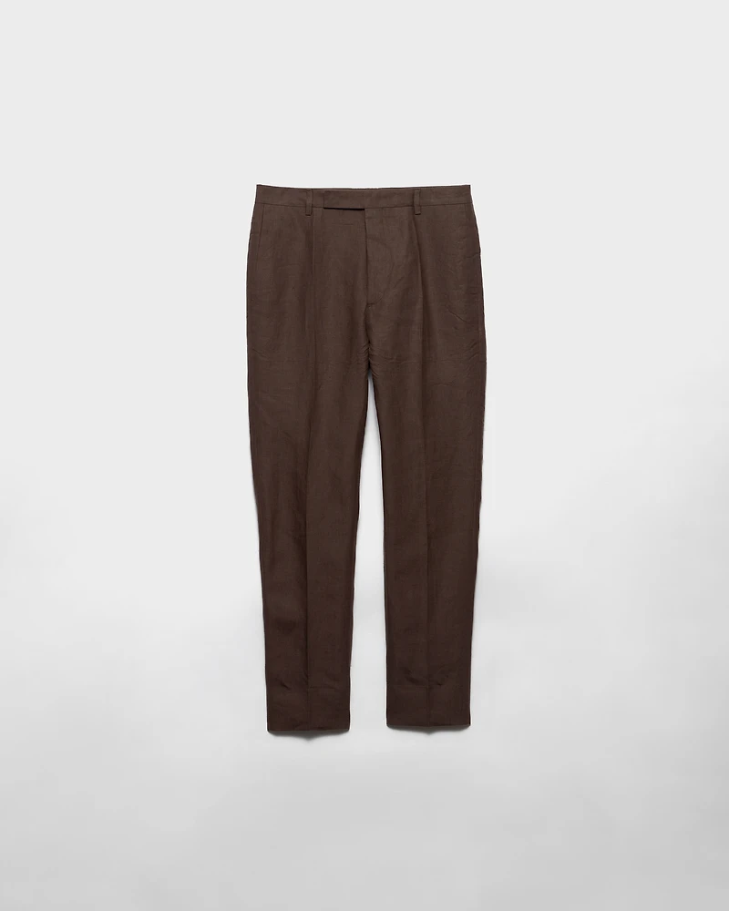 Tailored linen pants