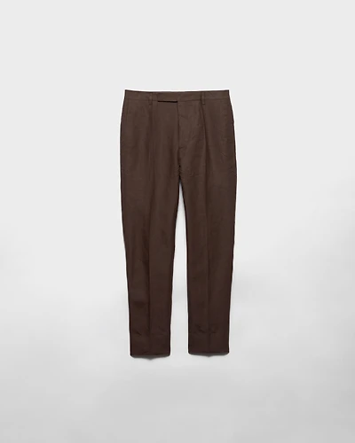 Tailored linen pants