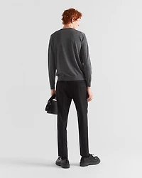 Light stretch wool pants