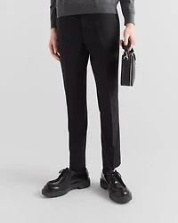 Light stretch wool pants