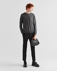 Light stretch wool pants