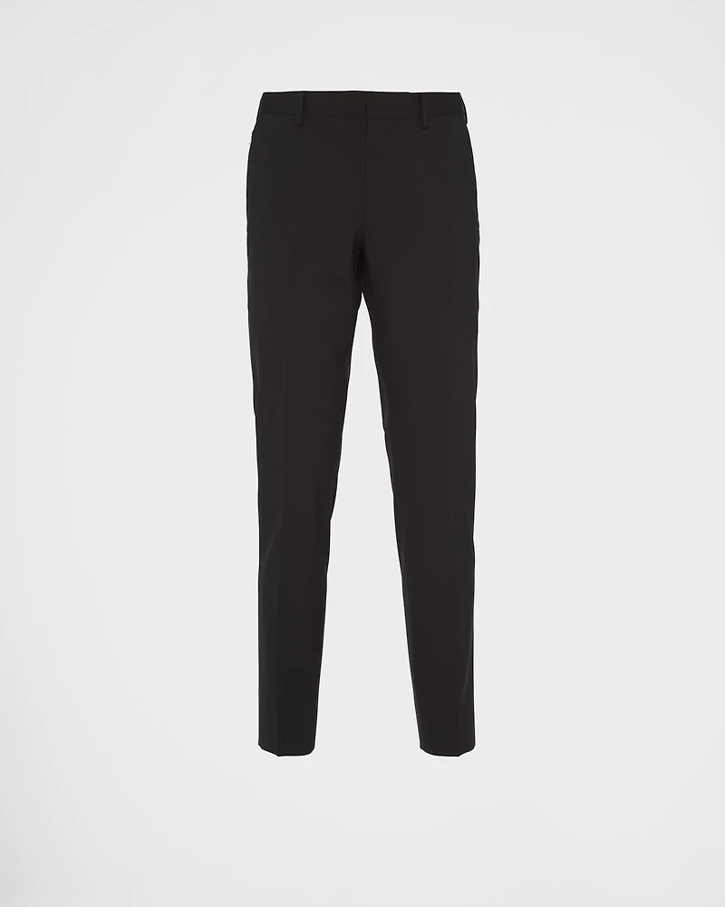 Light stretch wool pants