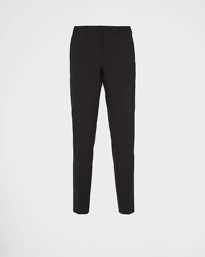 Light stretch wool pants