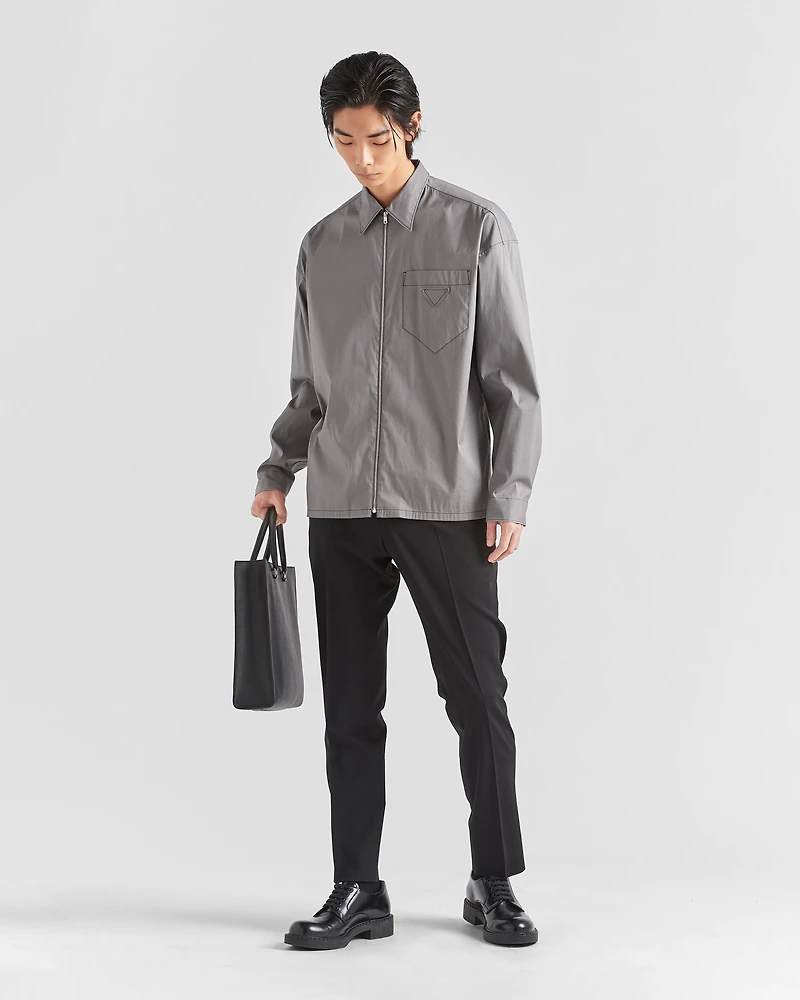 Light stretch wool pants