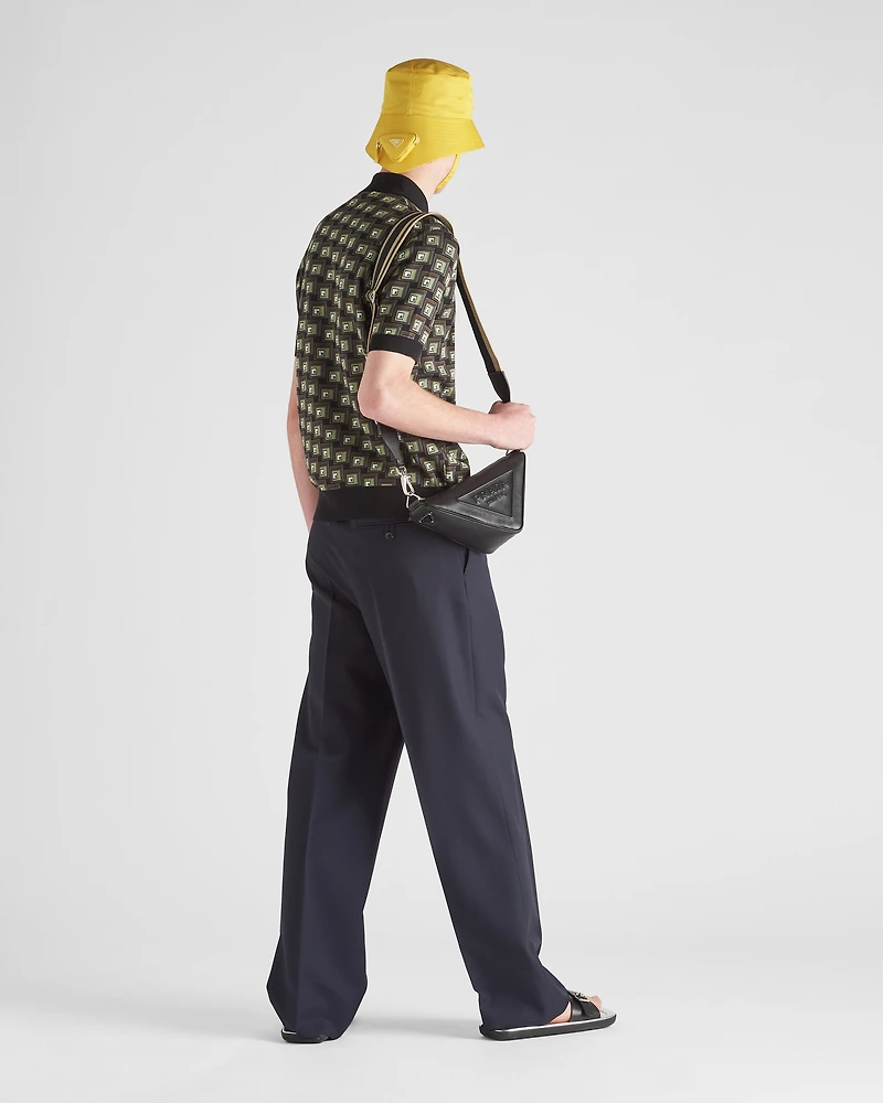 Wool and mohair pants
