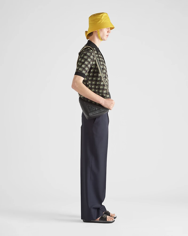 Wool and mohair pants