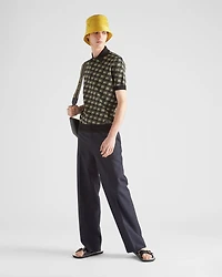 Wool and mohair pants