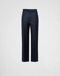 Wool and mohair pants