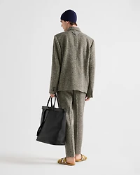 Wool blend pants