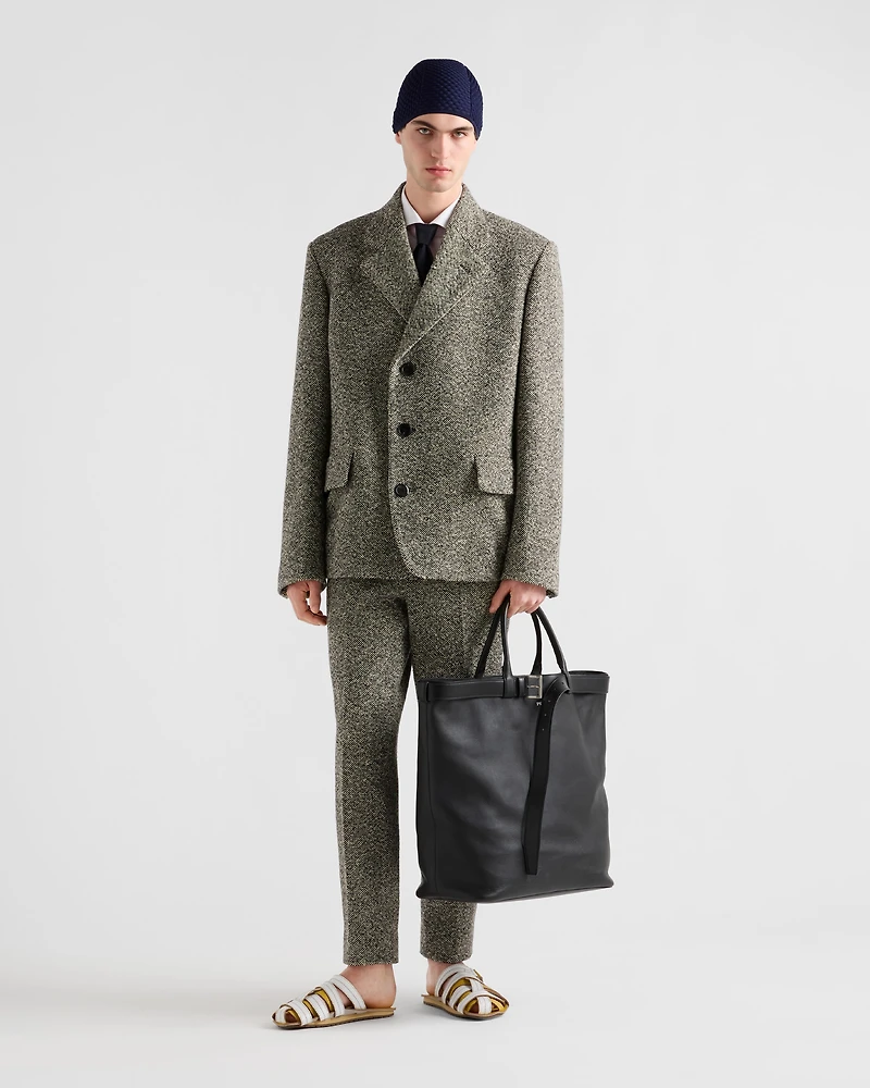 Wool blend pants