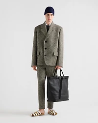 Wool blend pants