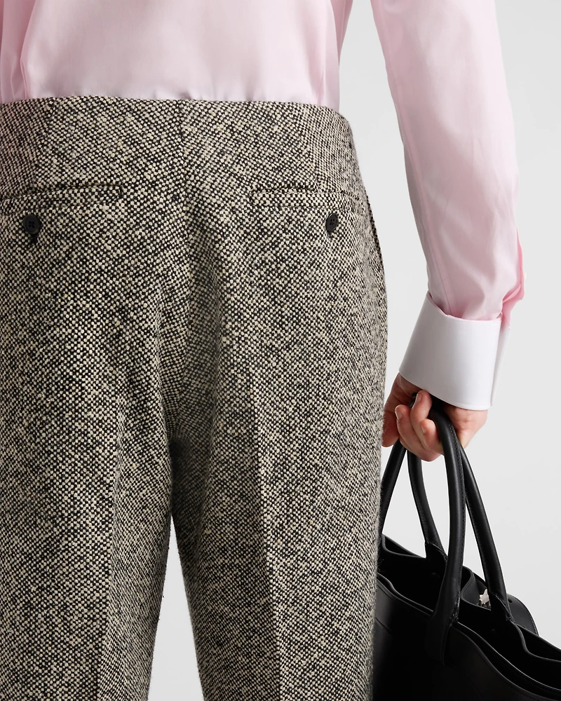 Wool blend pants
