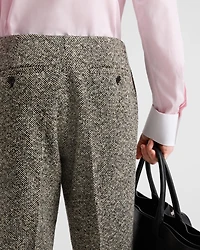 Wool blend pants