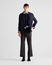 Mohair and silk pants