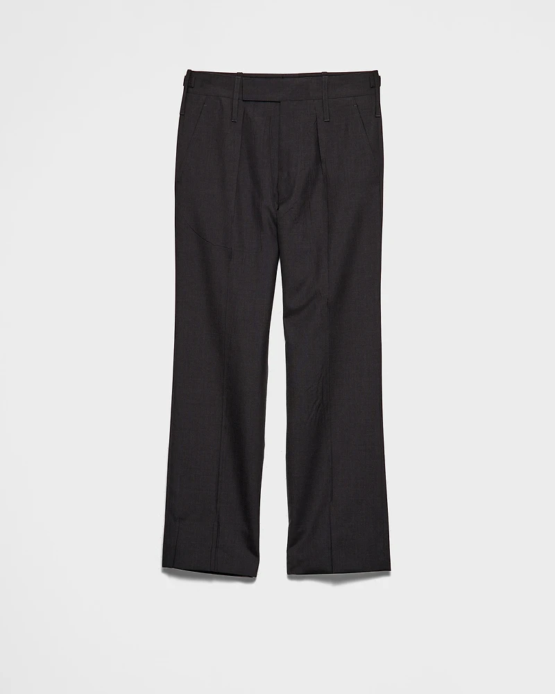 Mohair and silk pants