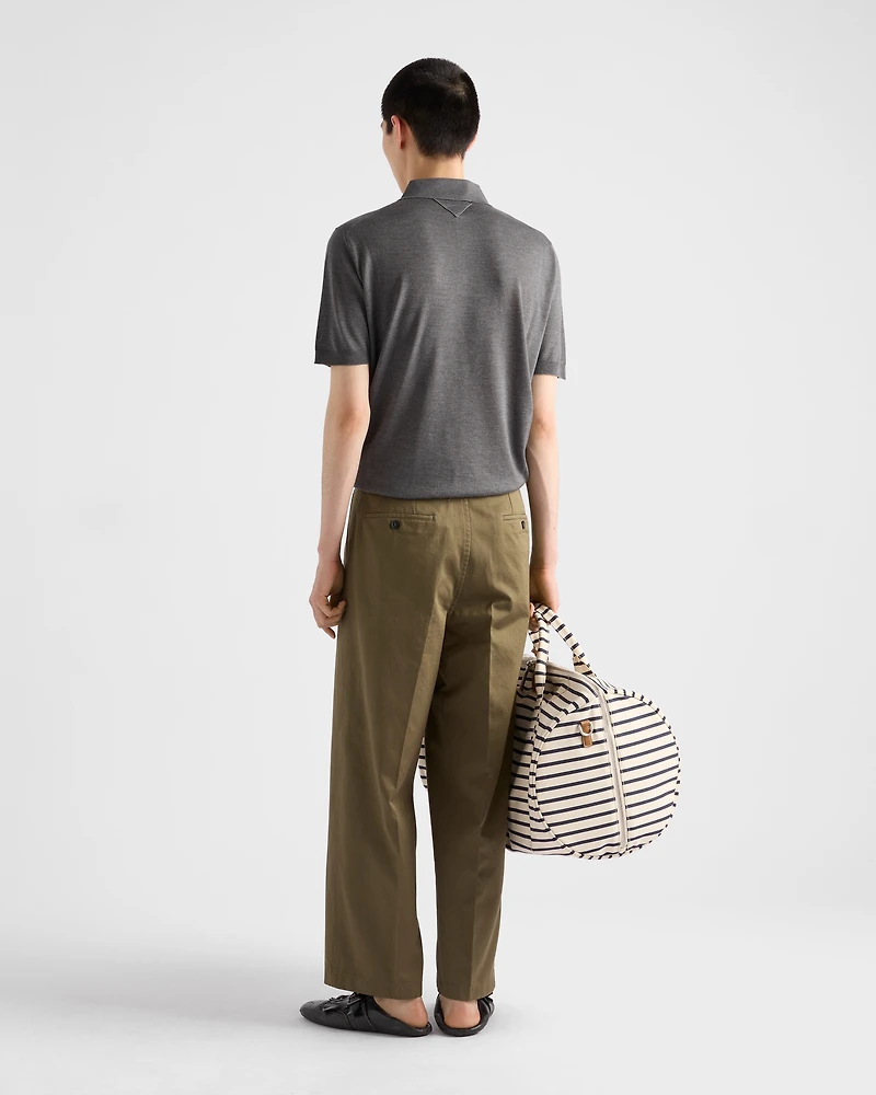 Cotton chino pants