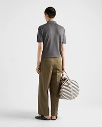 Cotton chino pants