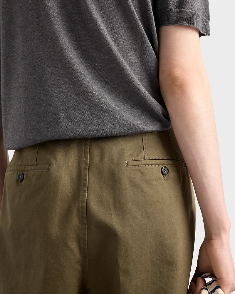 Cotton chino pants