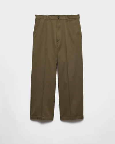 Cotton chino pants