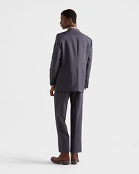 Wool and mohair pants