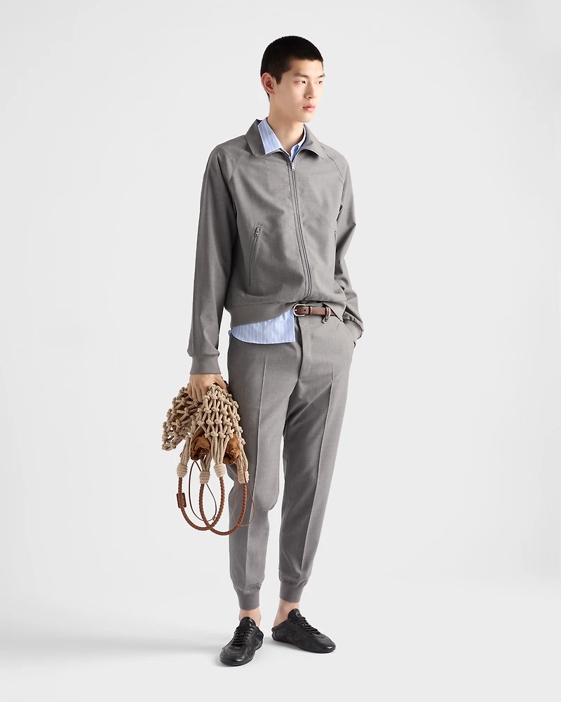 Wool joggers