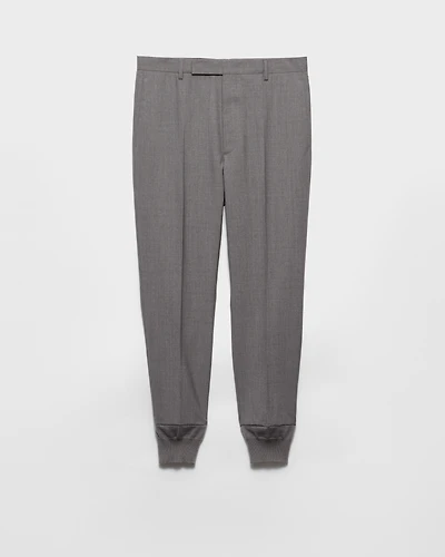 Wool joggers