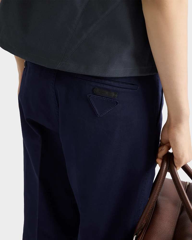 Cotton chino pants