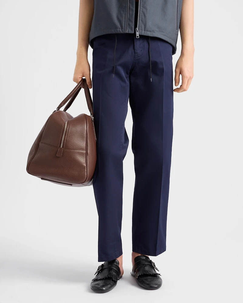 Cotton chino pants