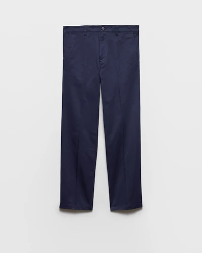 Cotton chino pants