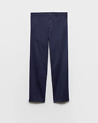 Cotton chino pants