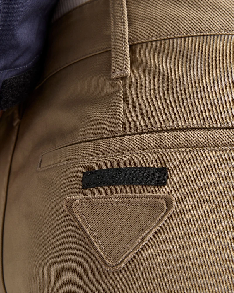Cotton chino pants