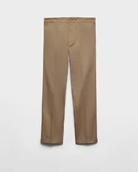 Cotton chino pants