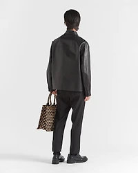 Nappa leather shirt