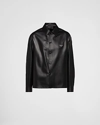 Nappa leather shirt