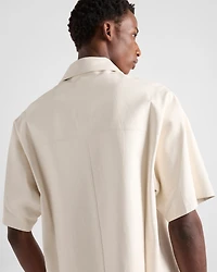 Nappa leather shirt