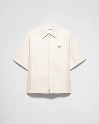 Nappa leather shirt