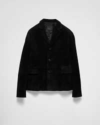 Suede calfskin jacket