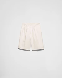 Nappa leather Bermudas