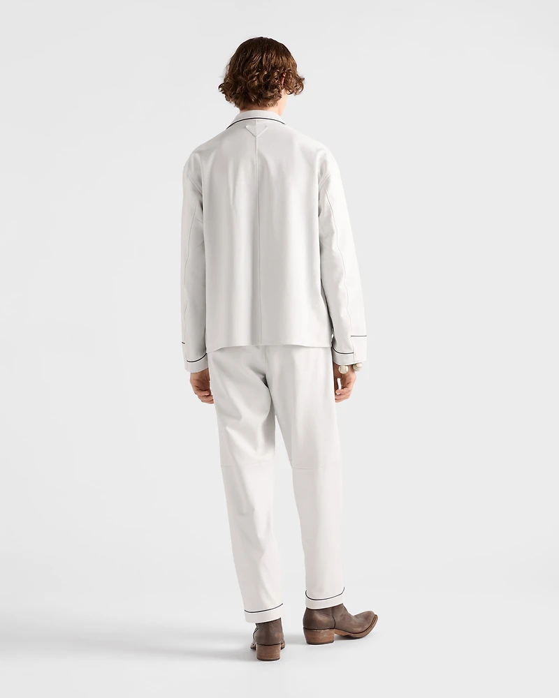 Nappa leather pants