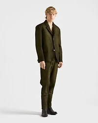 Suede pants