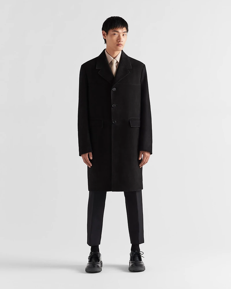 Suede coat