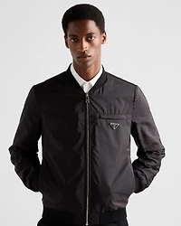 Nappa leather bomber jacket