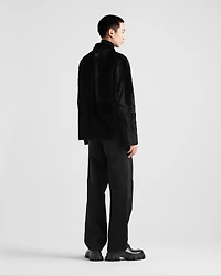 Shearling blouson jacket