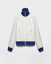 Nappa leather blouson jacket