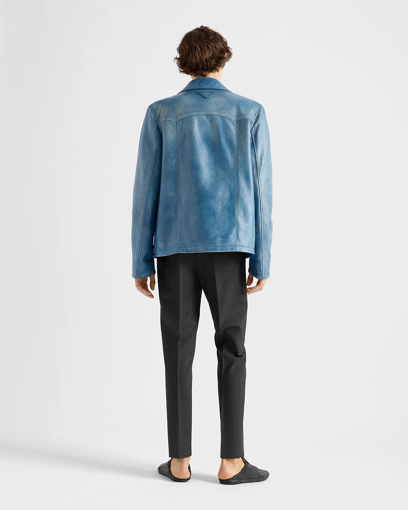 Nappa leather jacket