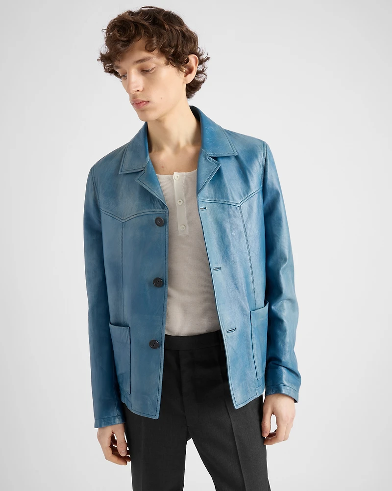 Nappa leather jacket