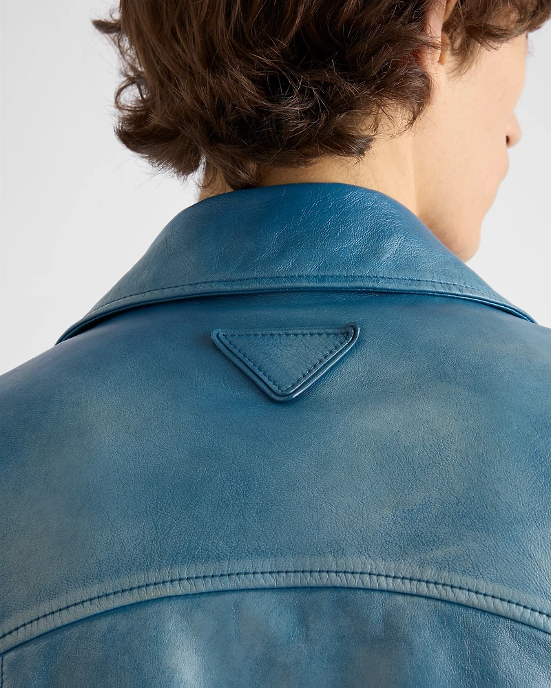 Nappa leather jacket