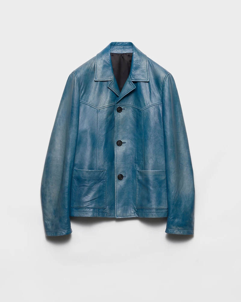 Nappa leather jacket