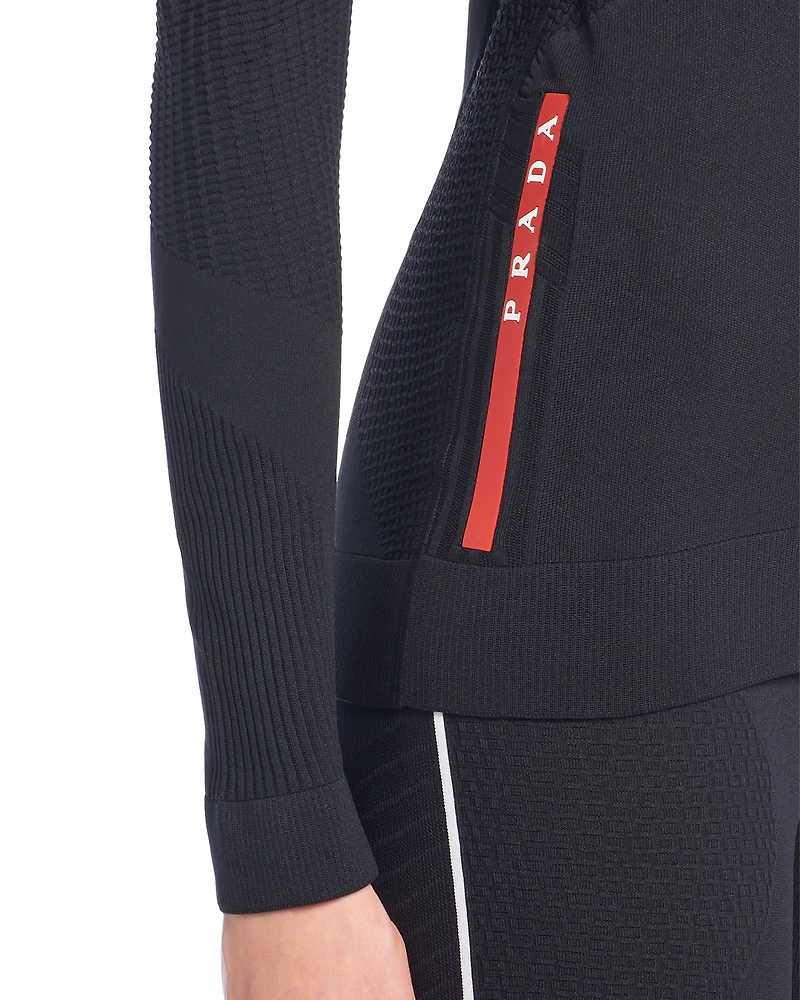 Soft Rec Polyester crew-neck sweater