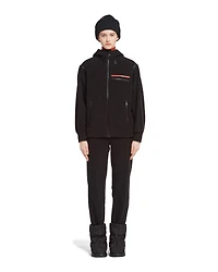 Recycled technical fleece hoodie